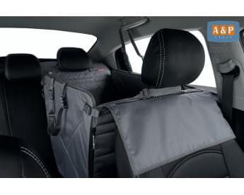 Автогамак Happy Dog Premium (Хэппи Дог Премиум). На 1/3 заднего сиденья. Цвет: серый.