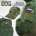 Шеврон на липучке «11 регион». Размер 80х50 мм. 