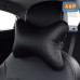 Подушка-косточка автомобильная под шею. Средняя. Экокожа. 