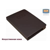 Папка для сервисной книжки и автодокументов "Престиж". Формат А5. Искусственная кожа. Цвет: тёмно-коричневый.
